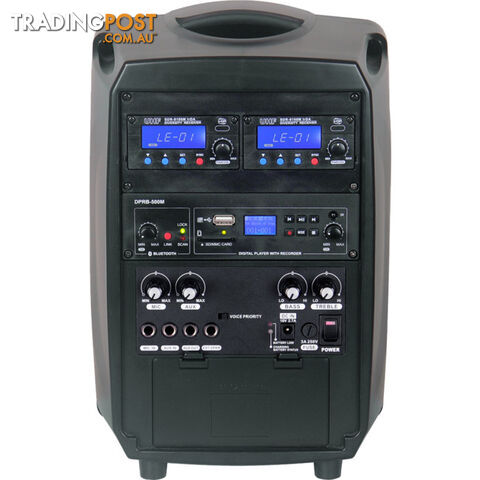 CHFOPROBB-5A FOCUS PRO 70W 6.5" PORTABLE PA 2X BELTPACK MICS-BLUETOOTH-USB - photo 4 of 6