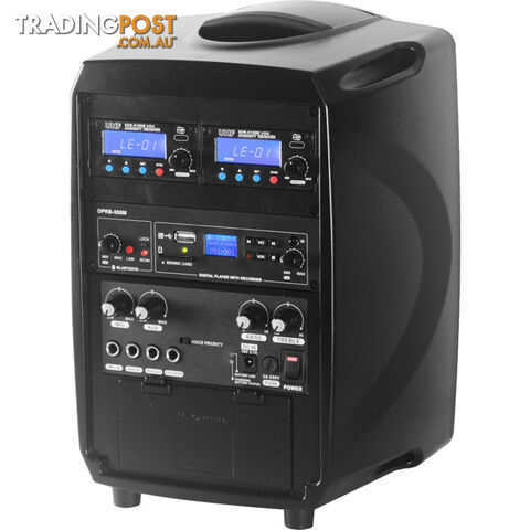 CHFOPROBB-5A FOCUS PRO 70W 6.5" PORTABLE PA 2X BELTPACK MICS-BLUETOOTH-USB - photo 5 of 6
