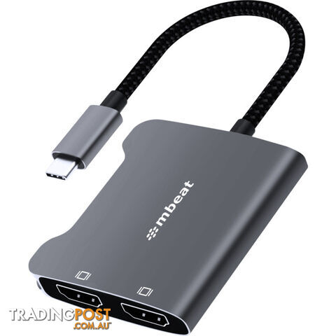 CDHD USB-C TO DUAL HDMI ADAPTER 4K TOUGHLINK