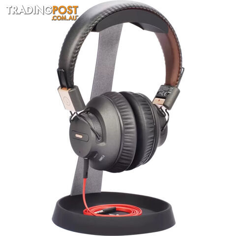 HS102 ALUMINUM HEADPHONE STAND HEADSET HANGER W/CABLE HOLDER - photo 5 of 6