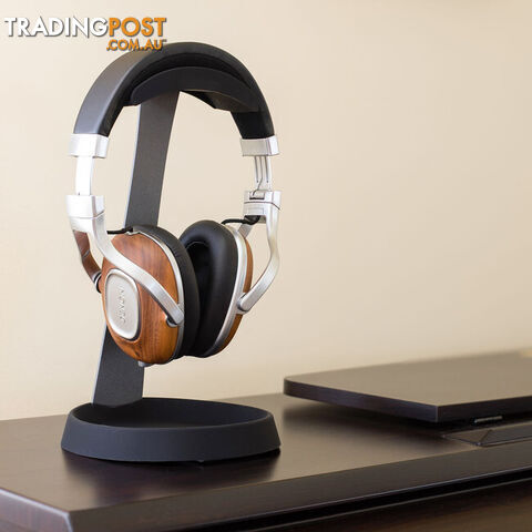 HS102 ALUMINUM HEADPHONE STAND HEADSET HANGER W/CABLE HOLDER - photo 3 of 6