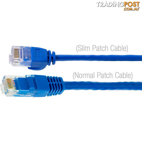 LC6SL0025BK 0.25M SLIM CAT6 PATCH LEAD BLACK ULTRA THIN - photo 2 of 3