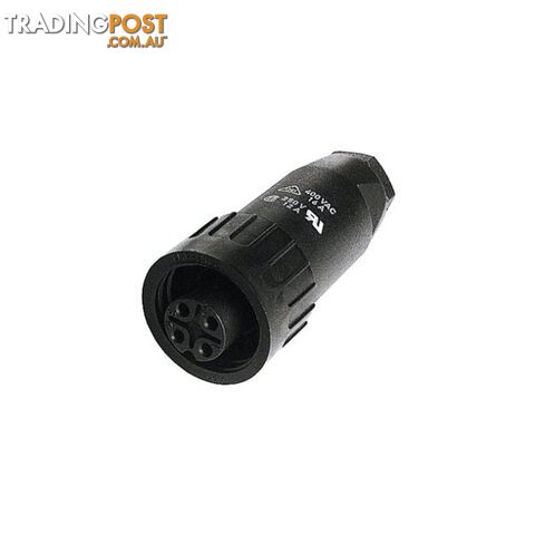 PW4354 4 PIN IP67 POWER LINE SOCKET WEATHER PROOF AMPHENOL