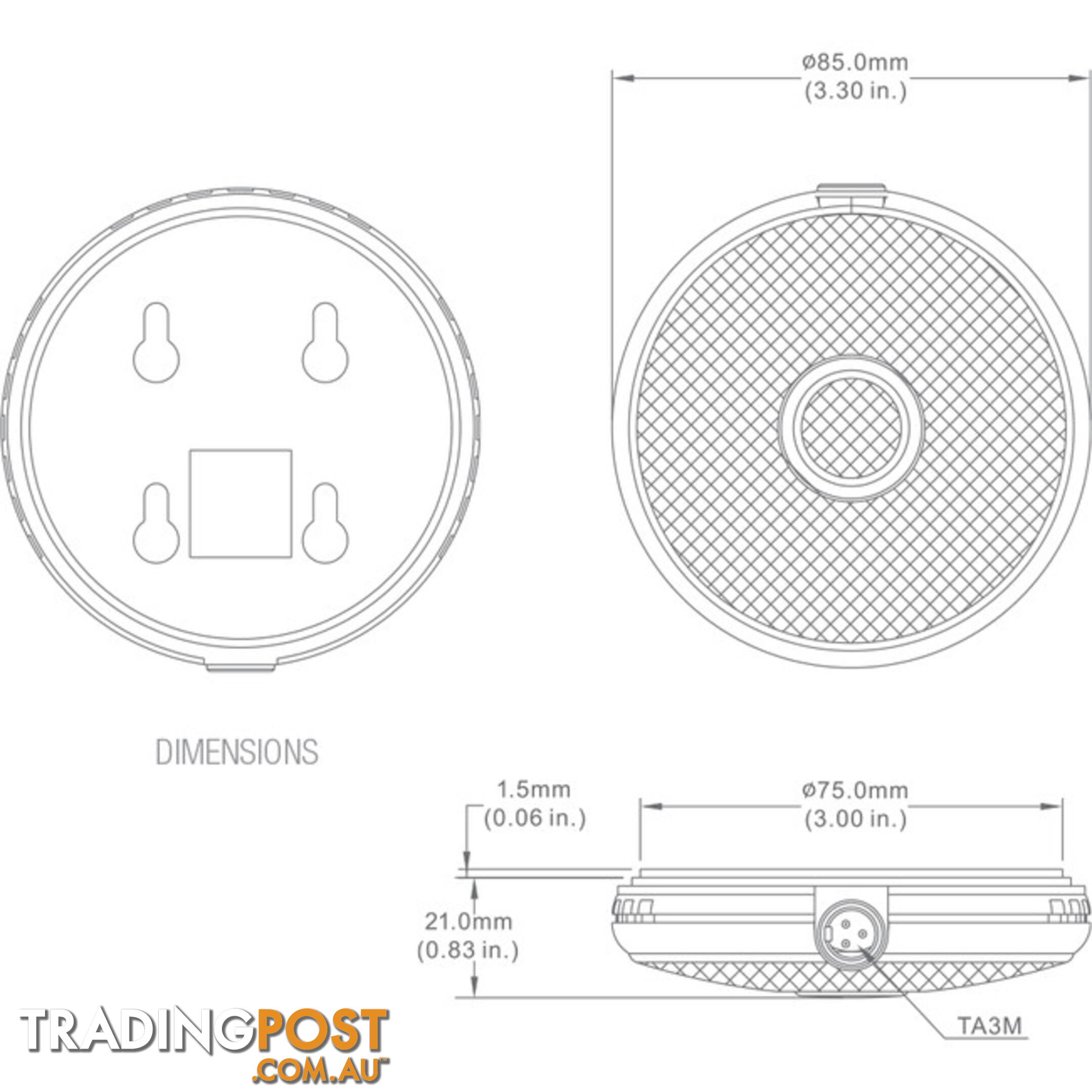 IMBOW BOUNDARY CONDENSER MICROPHONE WHITE