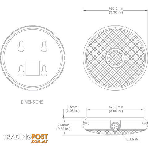 IMBOW BOUNDARY CONDENSER MICROPHONE WHITE