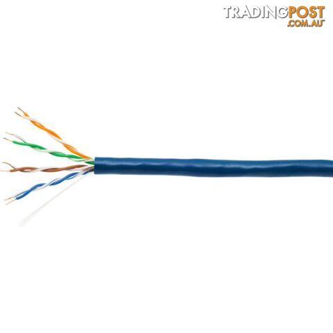 4PRX7BLU-1M CAT5E SOLID BLUE BOX -1M - PER METRE DOSS (305M)