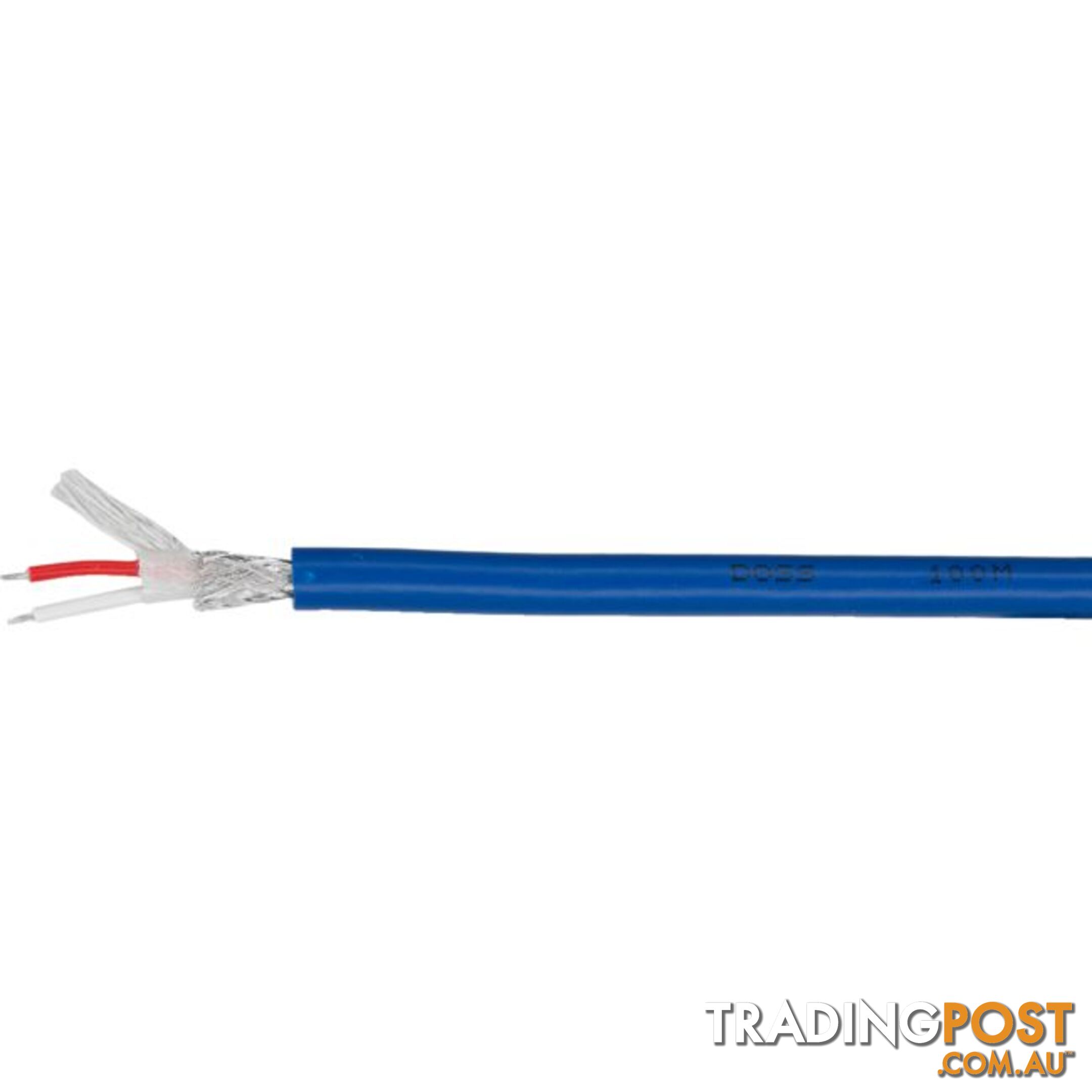 2X23.12-1M BLUE AUDIO / MIC CABLE - 1M PER METRE