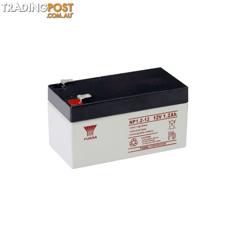 NP1.2-12 12V 1.2AMP YUASA SLA BATTERY SEALED LEAD ACID - NP SERIES