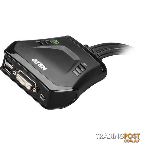CS22D 2 PORT USB DVI-D KVM SWITCH SELECTOR 1.2M CORD - photo 2 of 2