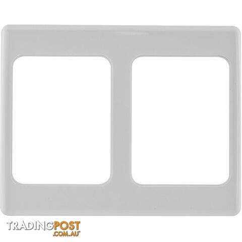 PRO1153 2 GANG COVER WALL PLATE CUTOUT SUITS CLIPSAL