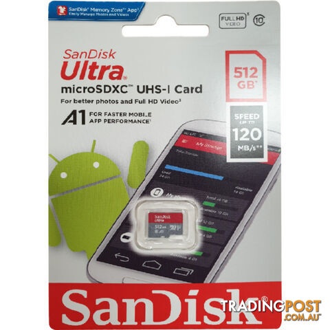 MSD512UNA SANDISK MICRO SDXC 512G CL10 150MB/S NO ADAPTER - photo 3 of 3