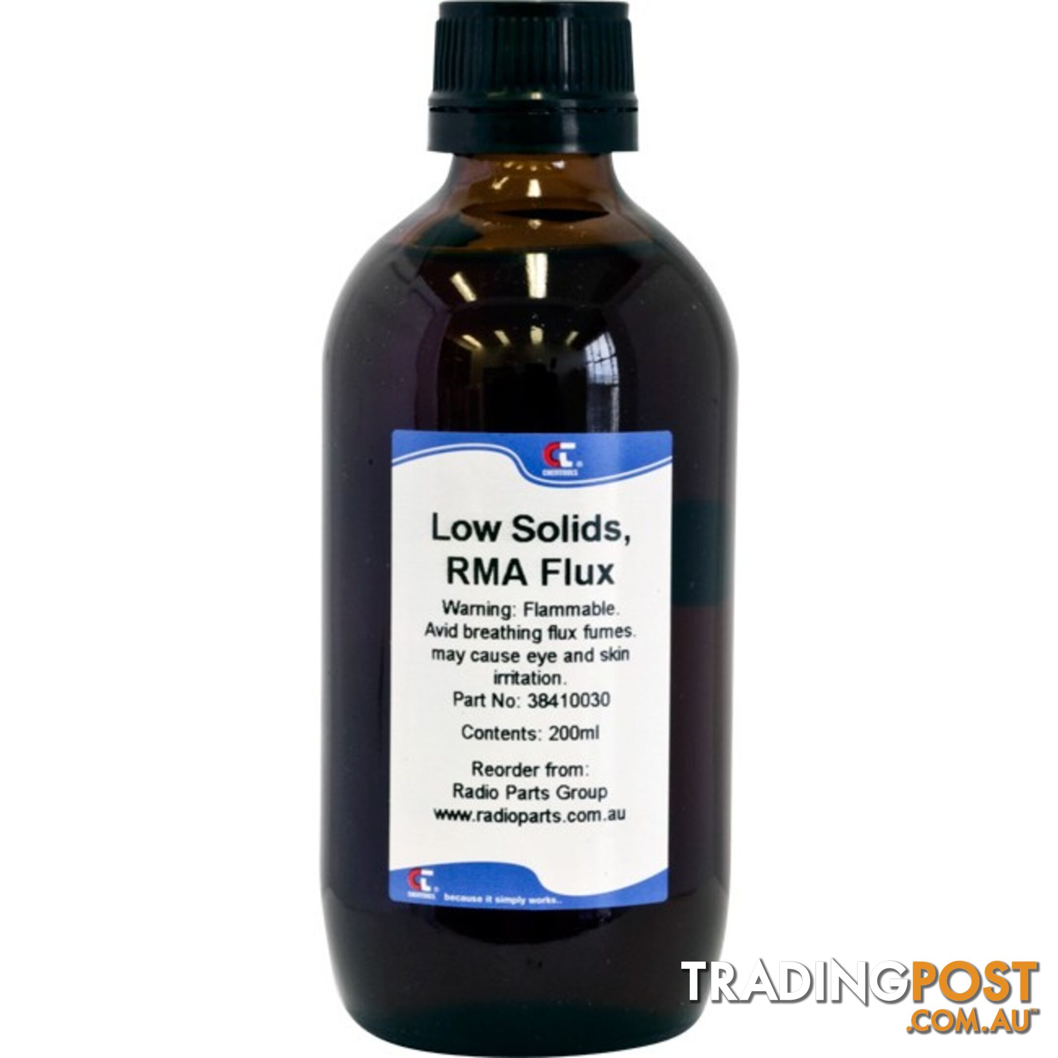 CTRMA200 200ML RMA SOLDER FLUX BOTTLE ROSIN MILDLY ACTIVATED