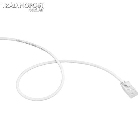 LC6SL0500WH 5M SLIM CAT6 PATCH LEAD WHITE ULTRA THIN - photo 3 of 3