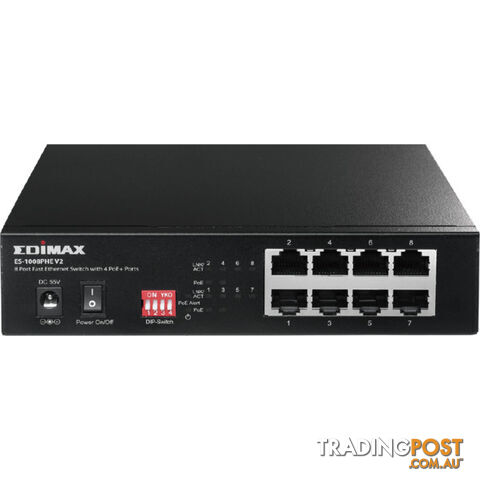 ES1008PHEV2 8 PORT POE SWITCH WITH DIP 4 X POE PORTS 200M - photo 5 of 8