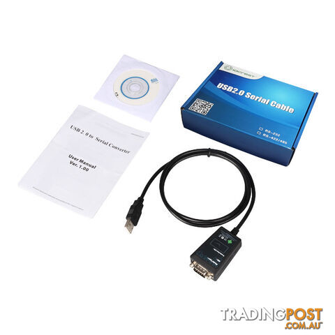 UR232 USB2.0 TO SERIAL RS232 LEAD 1M IOCREST FTDI CHIPSET - photo 4 of 4