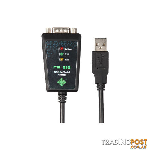 UR232 USB2.0 TO SERIAL RS232 LEAD 1M IOCREST FTDI CHIPSET - photo 2 of 4