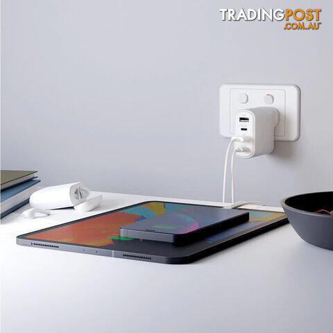 45WUCWC 45W MULTIPORT FAST WALL CHARGER USB-C USB-A POWERPLUS - photo 3 of 3
