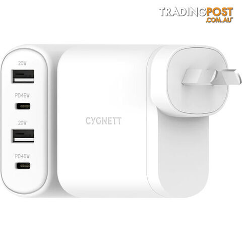 45WUCWC 45W MULTIPORT FAST WALL CHARGER USB-C USB-A POWERPLUS