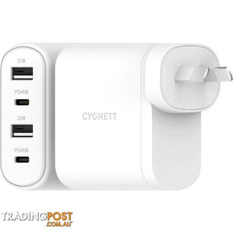 45WUCWC 45W MULTIPORT FAST WALL CHARGER USB-C USB-A POWERPLUS