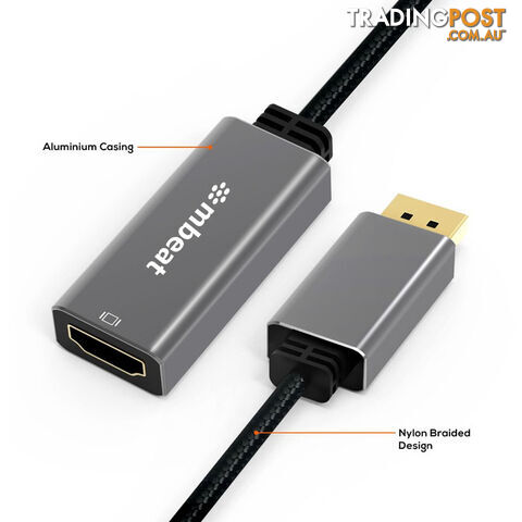 LC7982 DISPLAY PORT TO HDMI ADAPTER 4K TOUGHLINK - photo 4 of 5
