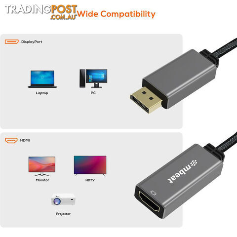 LC7982 DISPLAY PORT TO HDMI ADAPTER 4K TOUGHLINK - photo 5 of 5