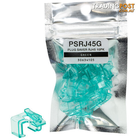 PSRJ45G PLUG SAVER RJ45 10PK GREEN