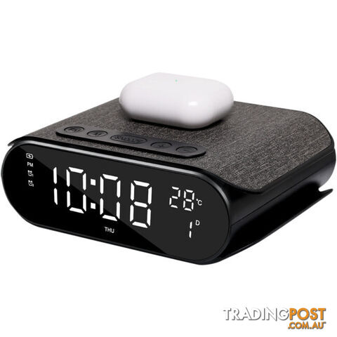 D2321 QI CHARGING RADIO ALARM CLOCK - photo 3 of 5