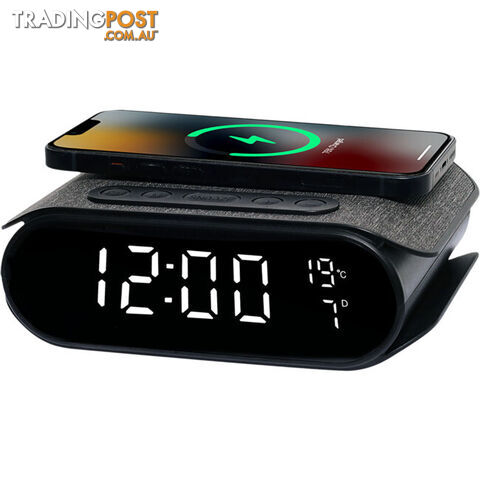 D2321 QI CHARGING RADIO ALARM CLOCK - photo 2 of 5