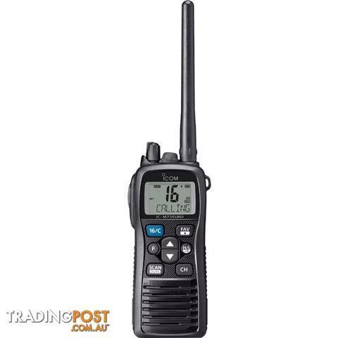 ICM73EURO 5W WATERPROOF VHF MARINE RADIO COMPACT HANDHELD AQUAQUAKE