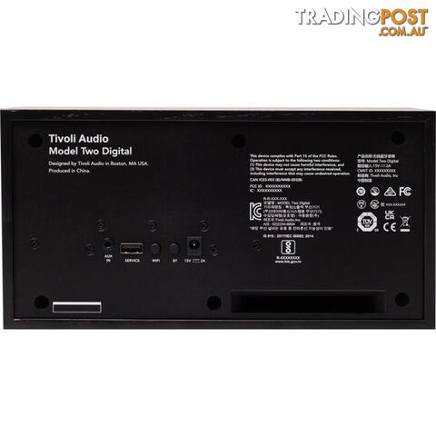 M2DBLK MODEL TWO DIGITAL WIFI & BLUETOOTH SPEAKER BLACK / BLACK - photo 4 of 5