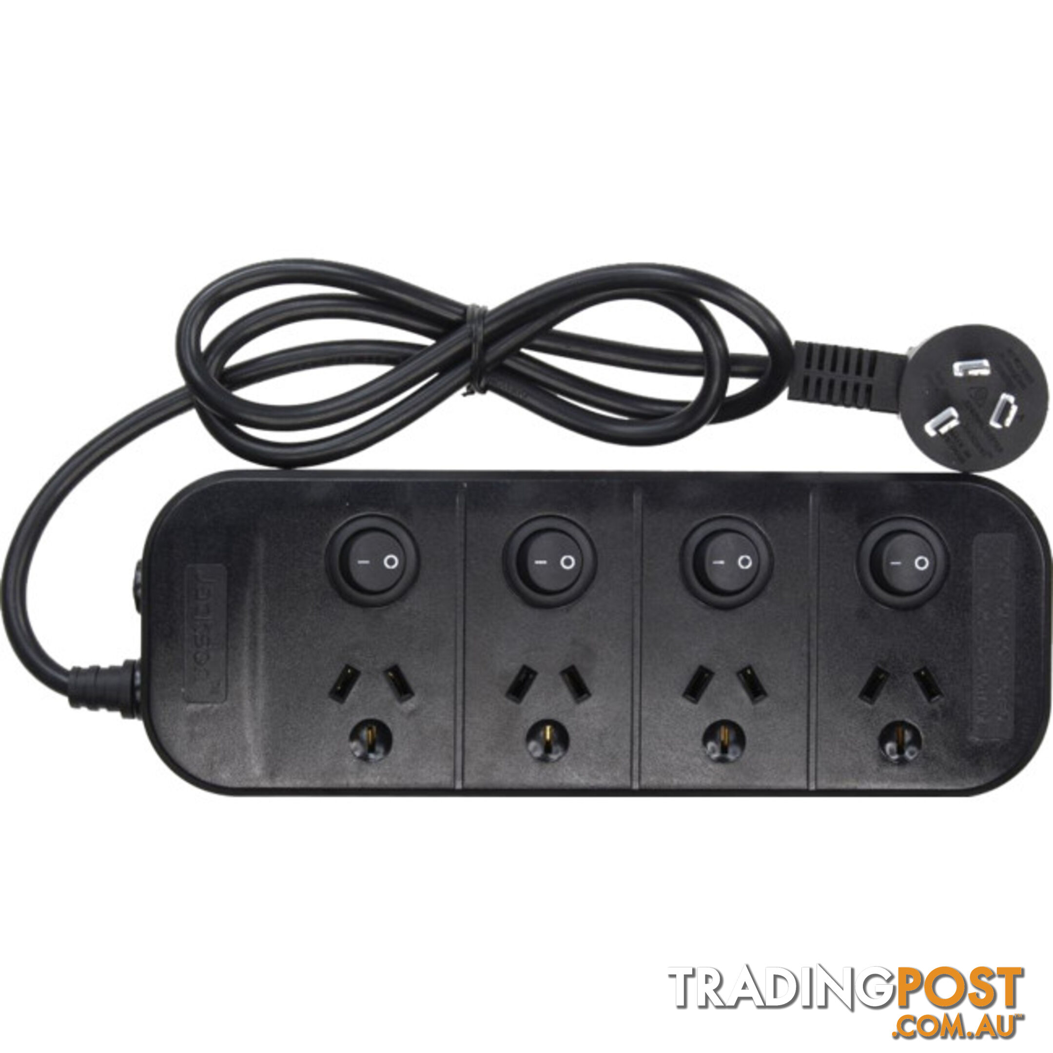 PT1814 4 OUTLET SWITCHED POWERBOARD SURGE PROTECTED JACKSON