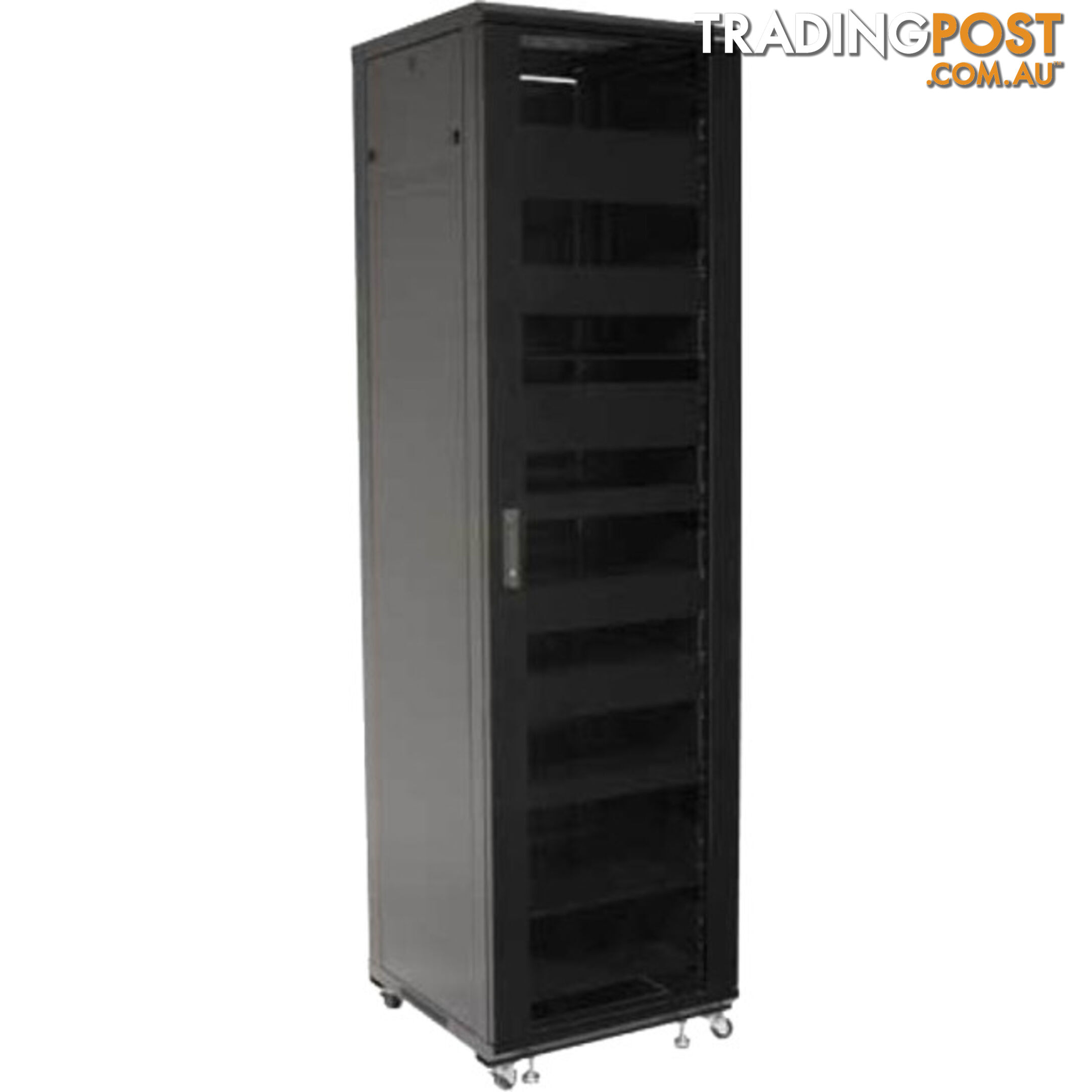 CFR2144B1 44U AV RACK WITH SHELVES ANDDOOR REMOVABLE BACK AND SIDE PANELS