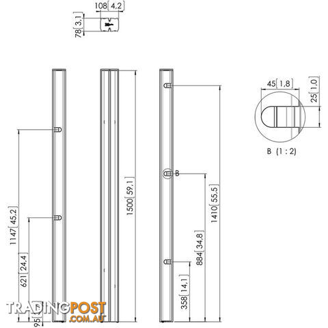 PUC2715B 1500MM CONNECT IT XL POLE - photo 3 of 4