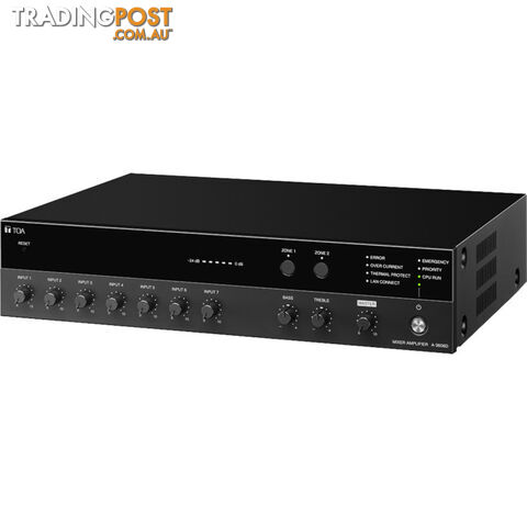 A3606D 60W NETWORK CLASS D MIXER AMP 2 ZONE 7 INPUTS 100V-18/16 OHM - photo 2 of 3
