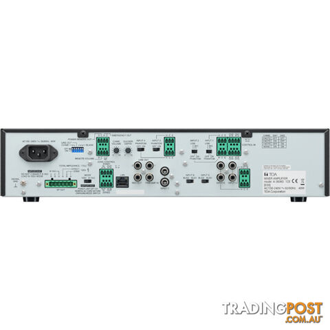 A3606D 60W NETWORK CLASS D MIXER AMP 2 ZONE 7 INPUTS 100V-18/16 OHM - photo 3 of 3