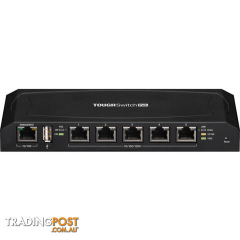 ES-5XP 5 PORT 24V POE MANAGED SWITCH GIGABIT 60W EDGESWITCH XP