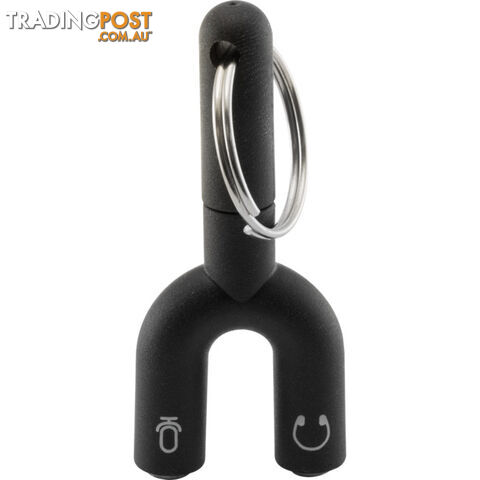 PA1080BL 4-POLE TO STEREO AND MIC ADAPTOR TRRS PLUG TO 3.5MM OMTP BLACK - photo 2 of 3