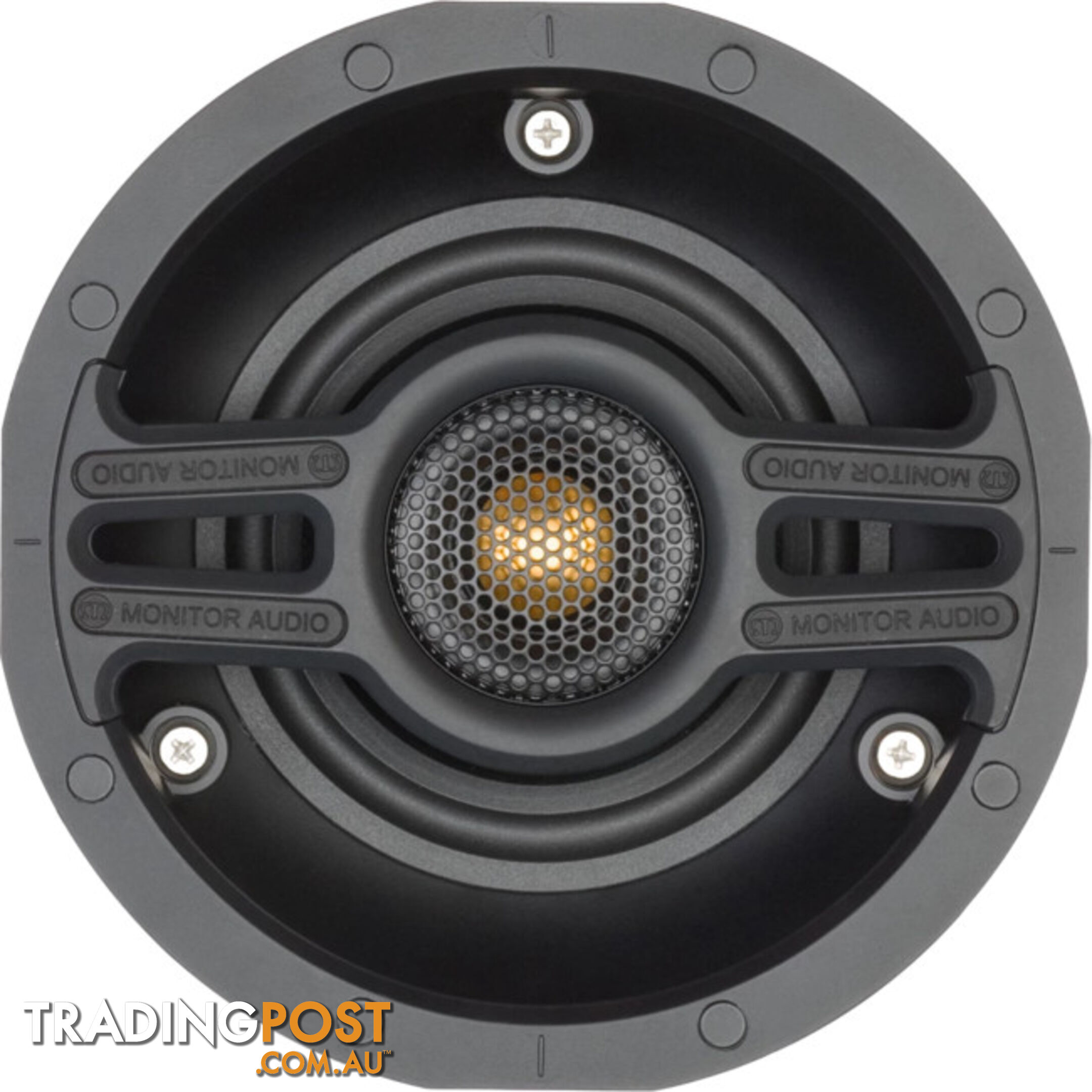 CS140R SLIM 4" 2 WAY CEILING SPEAKER MMP11 BASS AND C-CAM TWEETER