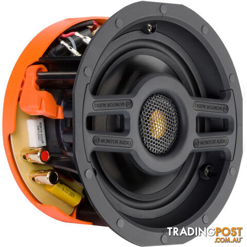 CS140R SLIM 4" 2 WAY CEILING SPEAKER MMP11 BASS AND C-CAM TWEETER