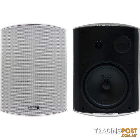 AWS602W 6.5" INDOOR/OUTDOOR SPEAKERS PAIR WHITE EARTHQUAKE