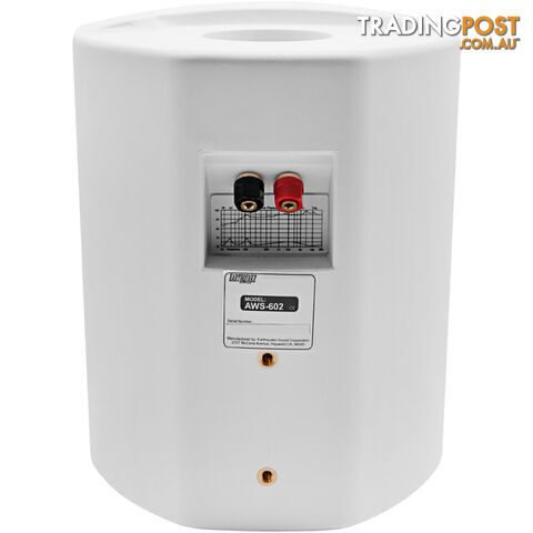AWS602W 6.5" INDOOR/OUTDOOR SPEAKERS PAIR WHITE EARTHQUAKE - photo 4 of 4