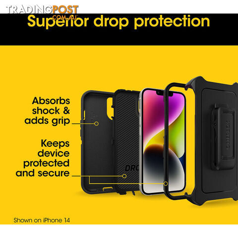 IPH15PMDB DEFENDER IPHONE 15 PRO MAX(6.7") CASE BLACK - photo 4 of 4