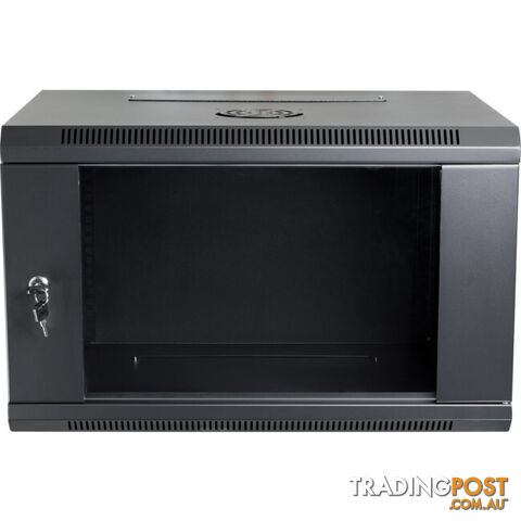 WMC6U 6RU WALL MOUNT CABINET 600X450MM HEIGHT 368MM FRONT GLASS DOOR - photo 2 of 7