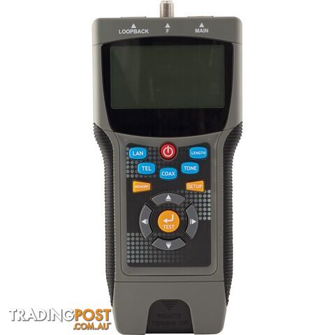 LCT8 PRO COAX & LAN CABLE TESTER LOCATES DISTANCE TO THE FAULT