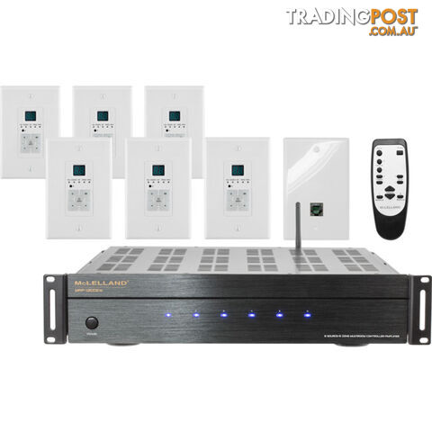 MAP1200EW 6 ZONE DISTRIBUTION AMPLIFIER WITH WIFI AND ETHERNET PORT