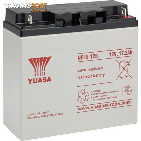 NP18-12 12V 18AMP YUASA SLA BATTERY SEALED LEAD ACID - NP SERIES