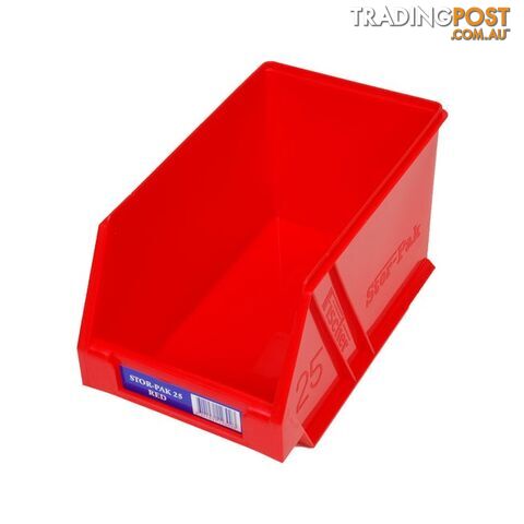 STB25R REGULAR STORAGE DRAWER RED STOR-PAK CONTAINERS