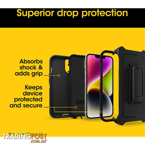 IPH15DB DEFENDER IPHONE 15 (6.1") CASE BLACK - photo 4 of 4