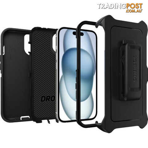 IPH15DB DEFENDER IPHONE 15 (6.1") CASE BLACK - photo 3 of 4