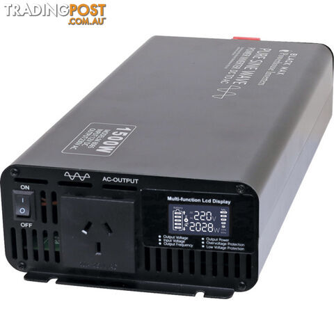 M8065 1500W 12VDC TO 240VAC INVERTER PURE SINE WAVE